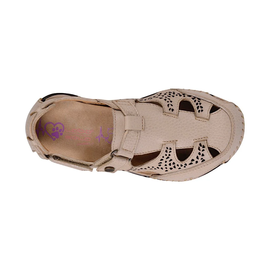 SANDALIAS NIÑA LOBO SOLO 1143 PIEL CAFÉ - Image 4