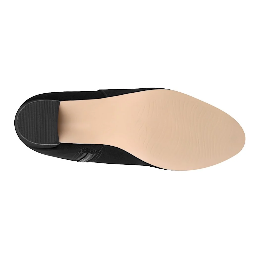 BOTINES CASUALES DAMA STYLO 1400 SUEDE NEGRO - Image 3