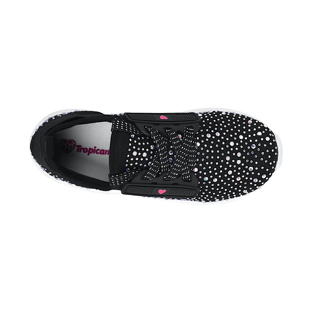 TENIS NIÑA TROPICANA 150013 TEXTIL NEGRO 18-21 - Image 4