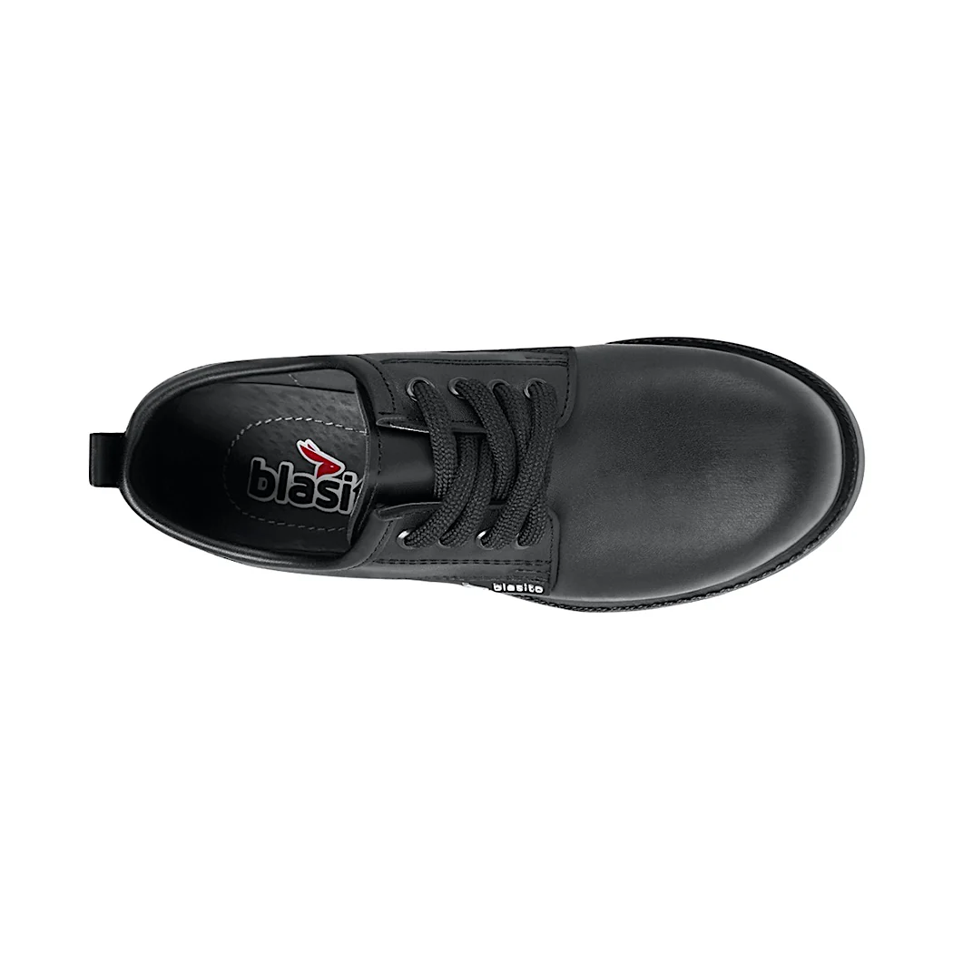 ZAPATOS ESCOLARES NIÑO BLASITO 24E180 PIEL NGO 18 AL 21 - Image 4