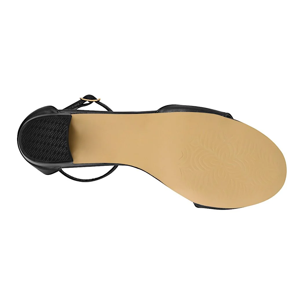 SANDALIAS DAMA STYLO 3008 SIMIPIEL NEGRO - Image 3