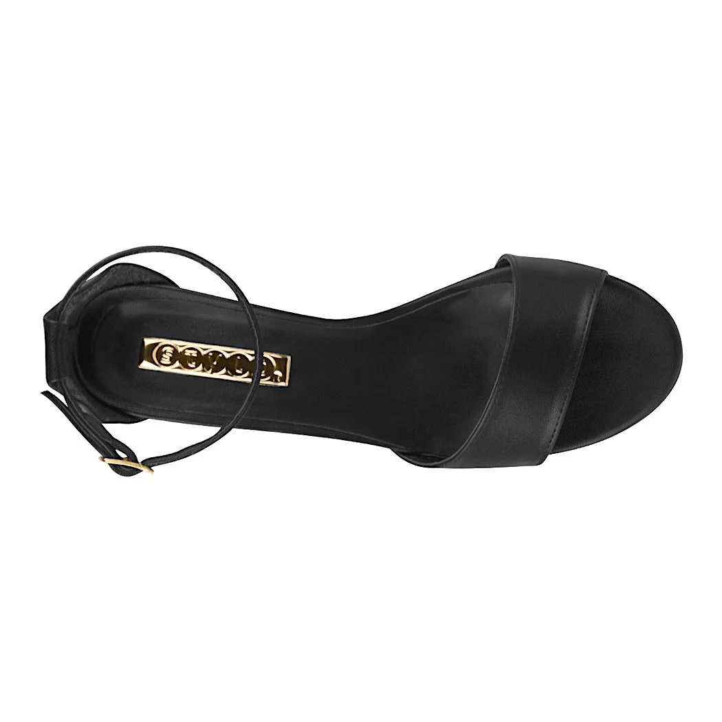SANDALIAS DAMA STYLO 3008 SIMIPIEL NEGRO - Image 4