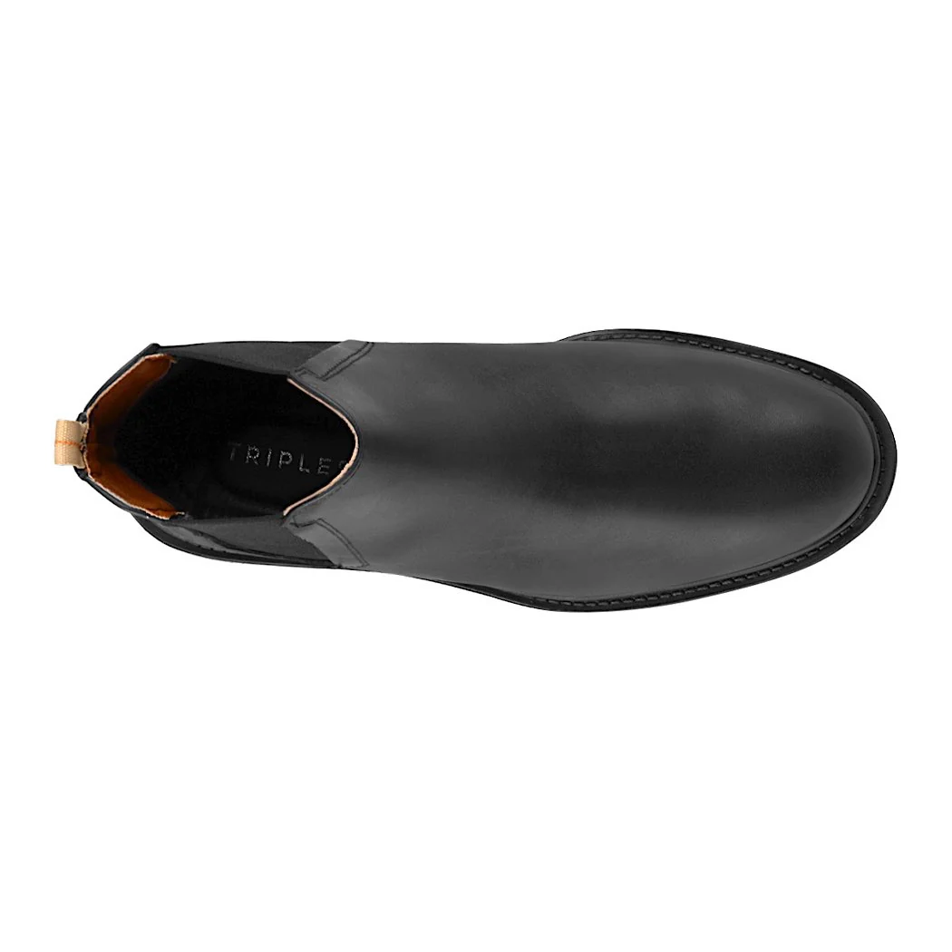 BOTINES CABALLERO TRIPLES 35903 PIEL NEGRO - Image 4