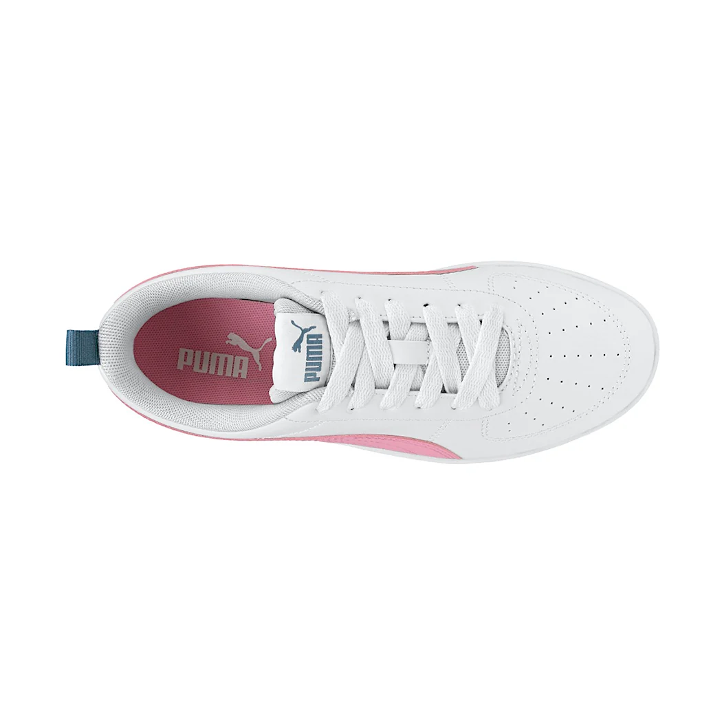 TENIS NIÑA PUMA RICKIE JR 38431128 SIMIPIEL BLANCO - Image 4