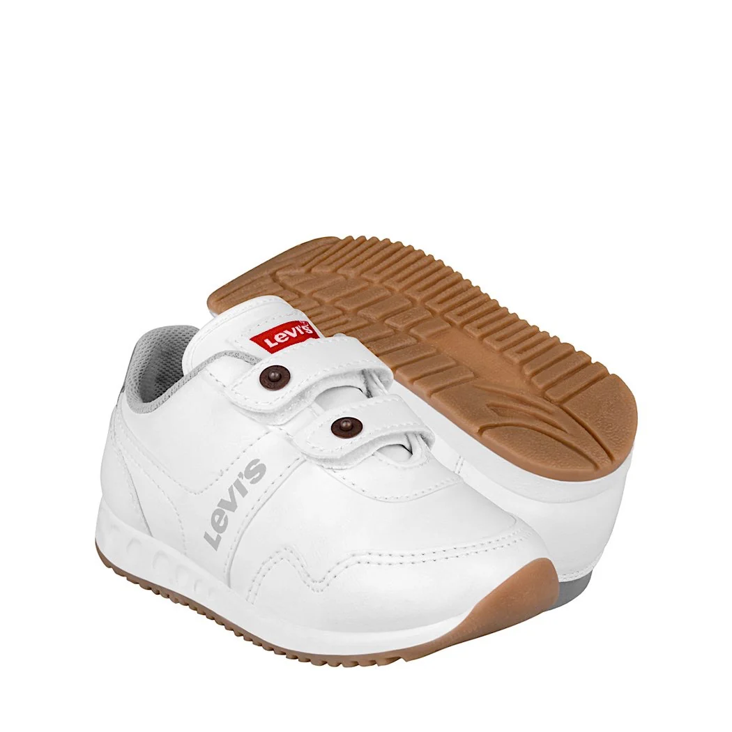 TENIS NIÑO LEVI´S 405860018 SIMIPIEL BLANCO - Image 6