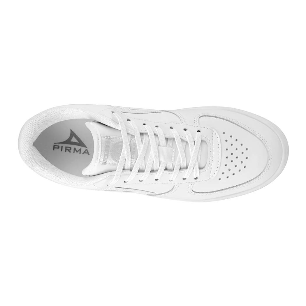 TENIS CASUALES CABALLERO PIRMA 5002 SIMIPIEL BLANCO - Image 4