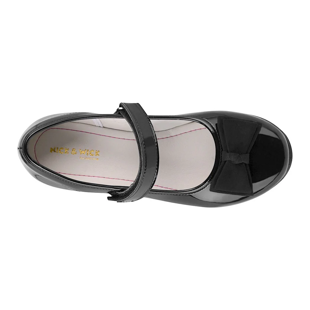 ZAPATOS ESCOLARES NIÑA NICK & WICK 5146 CHAROL NEGRO - Image 4