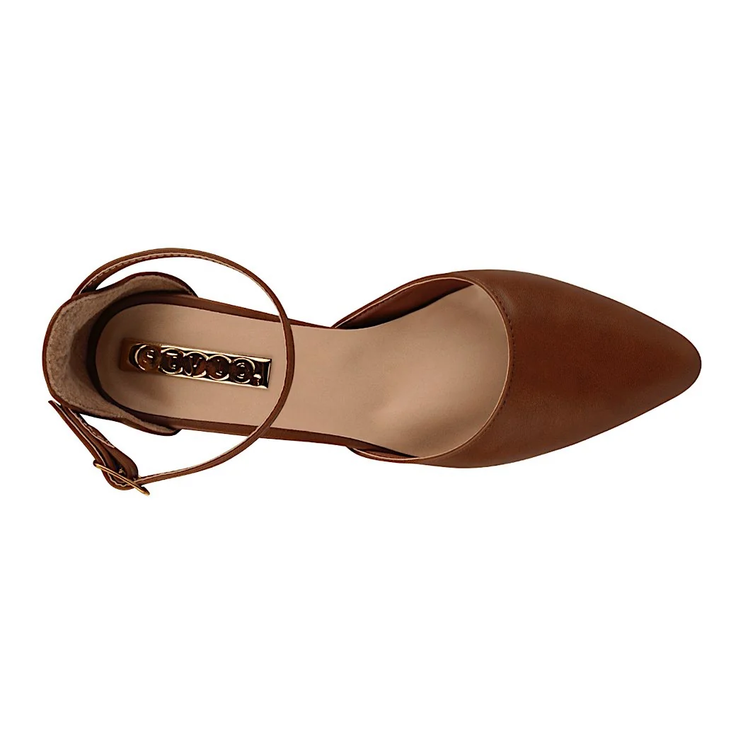 TACONES DAMA STYLO 5385 SIMIPIEL CAFÉ - Image 4