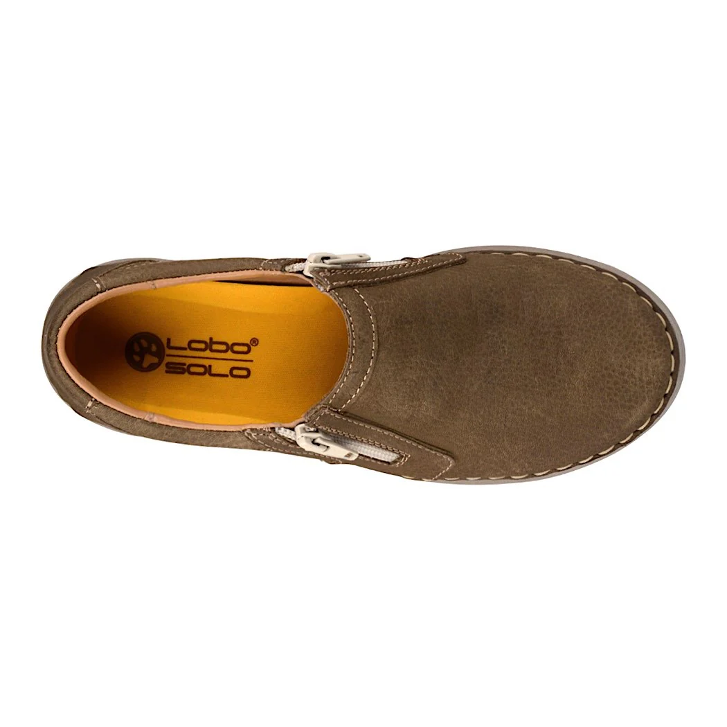 ZAPATOS CASUALES DAMA LOBO SOLO 5681 BUCK CAFÉ - Image 4