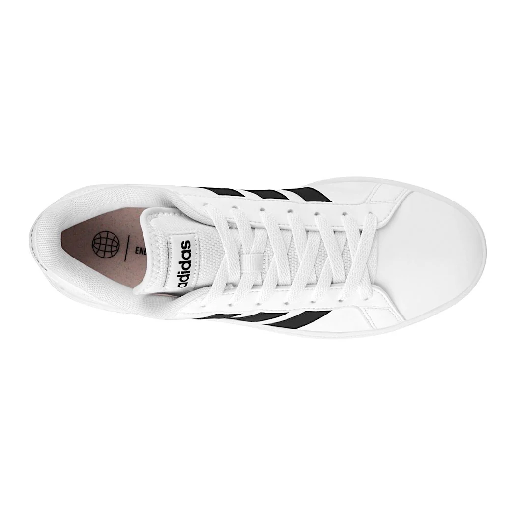 TENIS CABALLERO ADIDAS GRAND COURT GW9250 SIMIPIEL BCO - Image 4