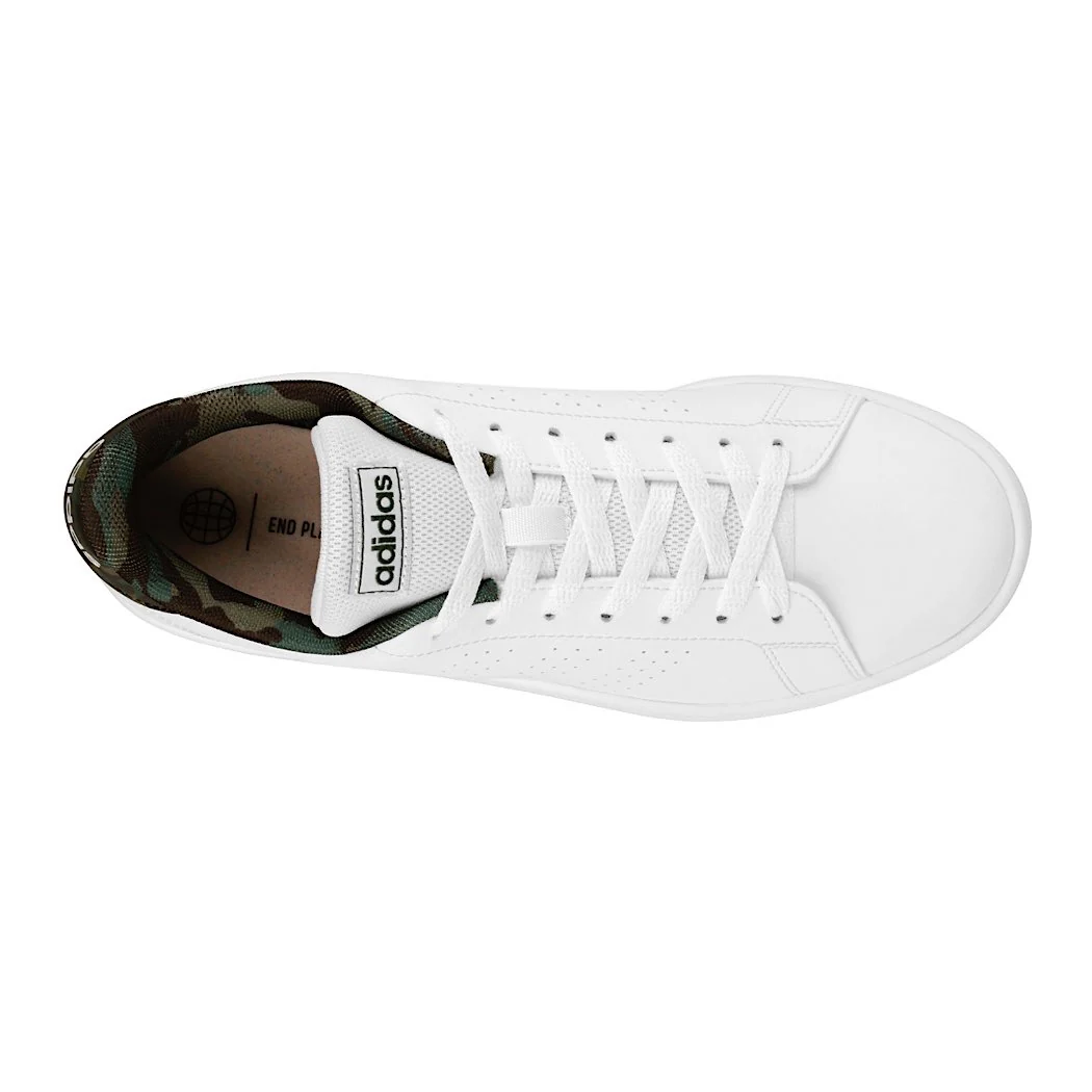 TENIS CABALLERO ADIDAS ADVANTAGE GW9283 SIMIPIEL BLANCO - Image 4