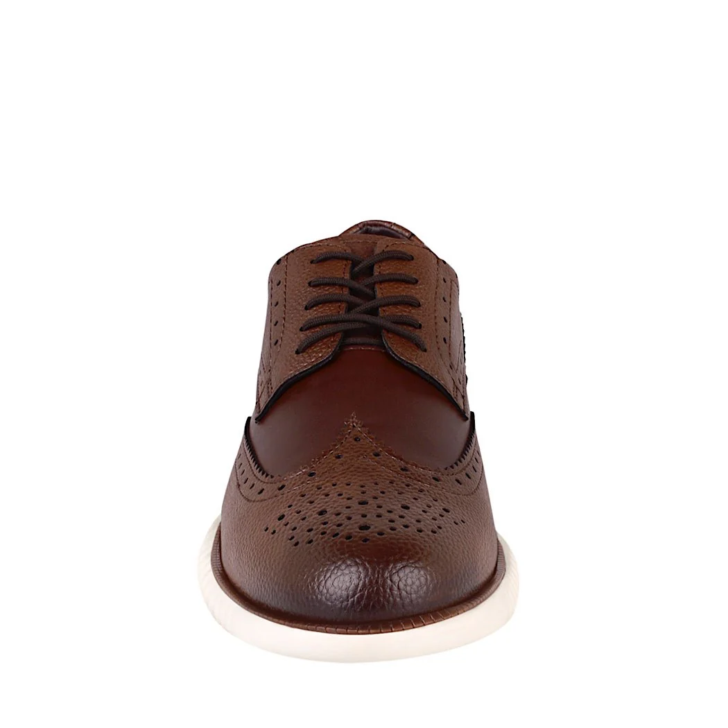 ZAPATOS CASUALES CABALLERO STYLO H13761 SIMIPIEL CAFÉ - Image 5