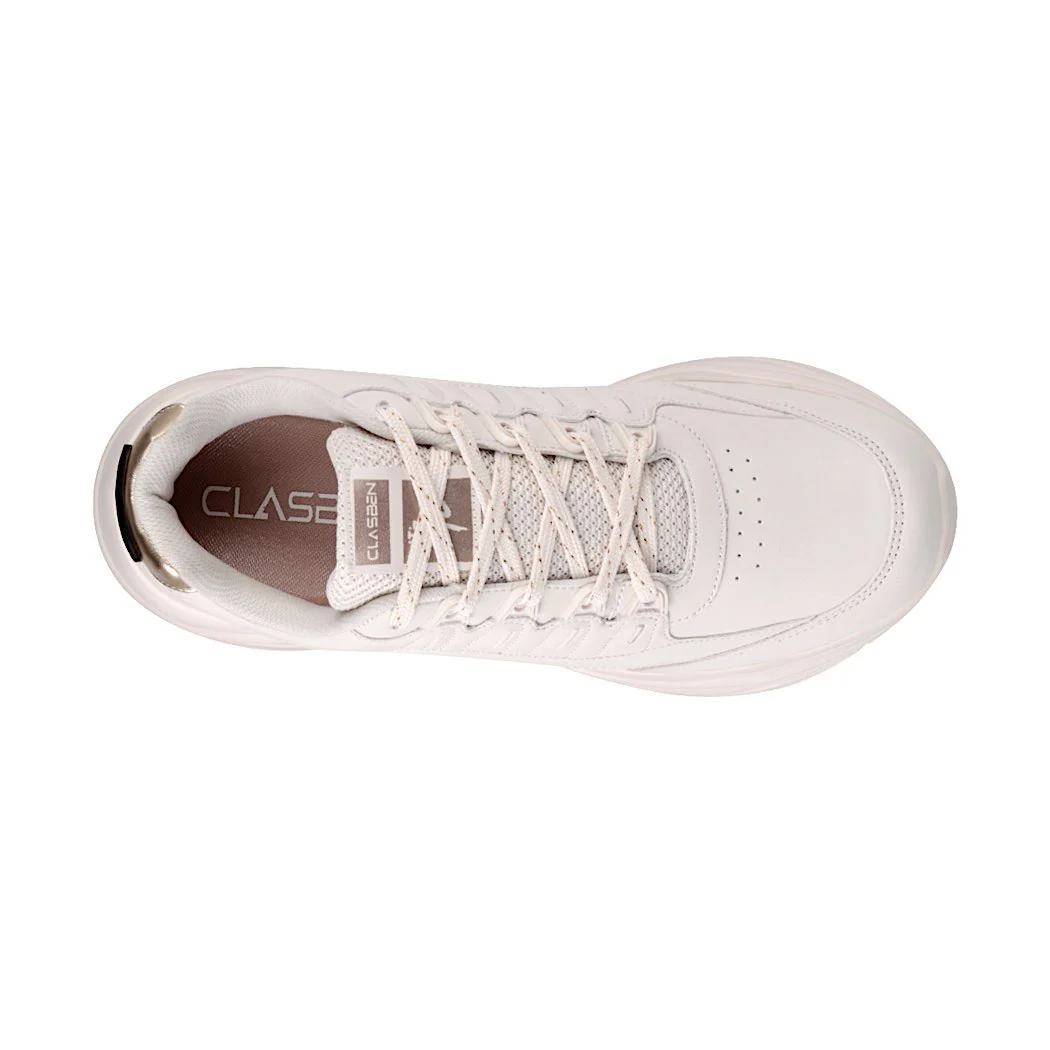 TENIS CASUALES DAMA CLASBEN KAREN SIMIPIEL BEIGE - Image 4