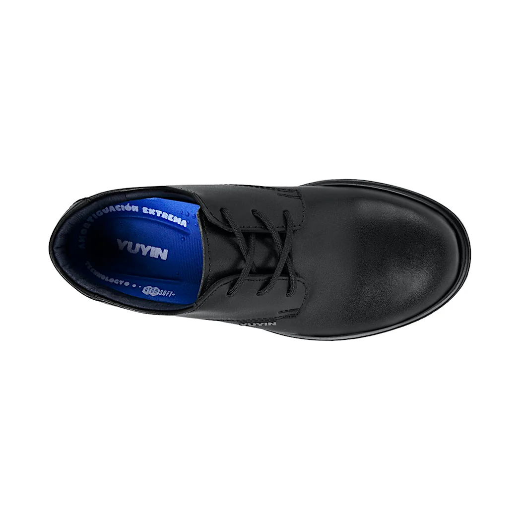 ZAPATOS ESCOLARES NIÑO YUYIN 24320 PIEL NEGRO 18-21 - Image 4